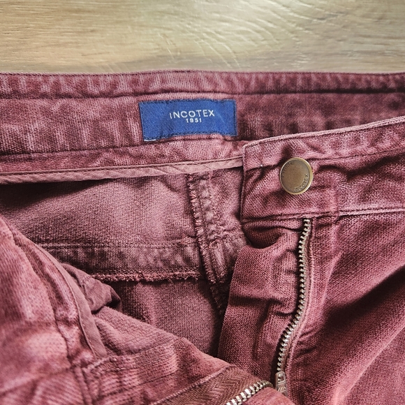 Incotex pants, rose colour, fits women's size 4-6 - Picture 4 of 7